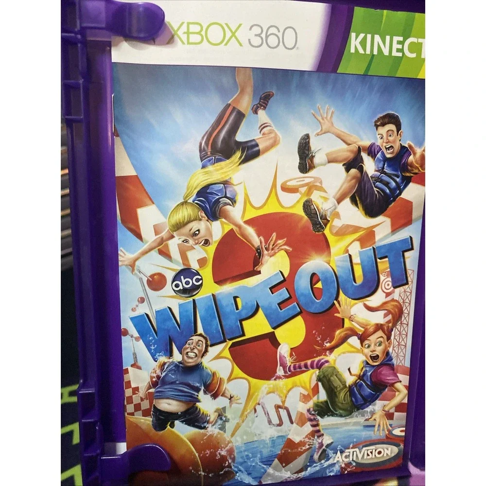 Microsoft XBOX 360 Kinect Wipe Out Wipeout 3 Video Game Complete